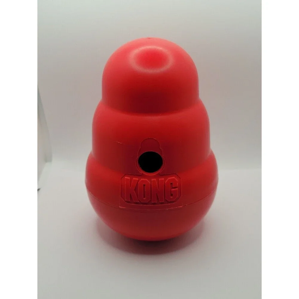 KONG Wobbler Food & Treat Dispenser Dog Toy Size Large Weighted 7.5